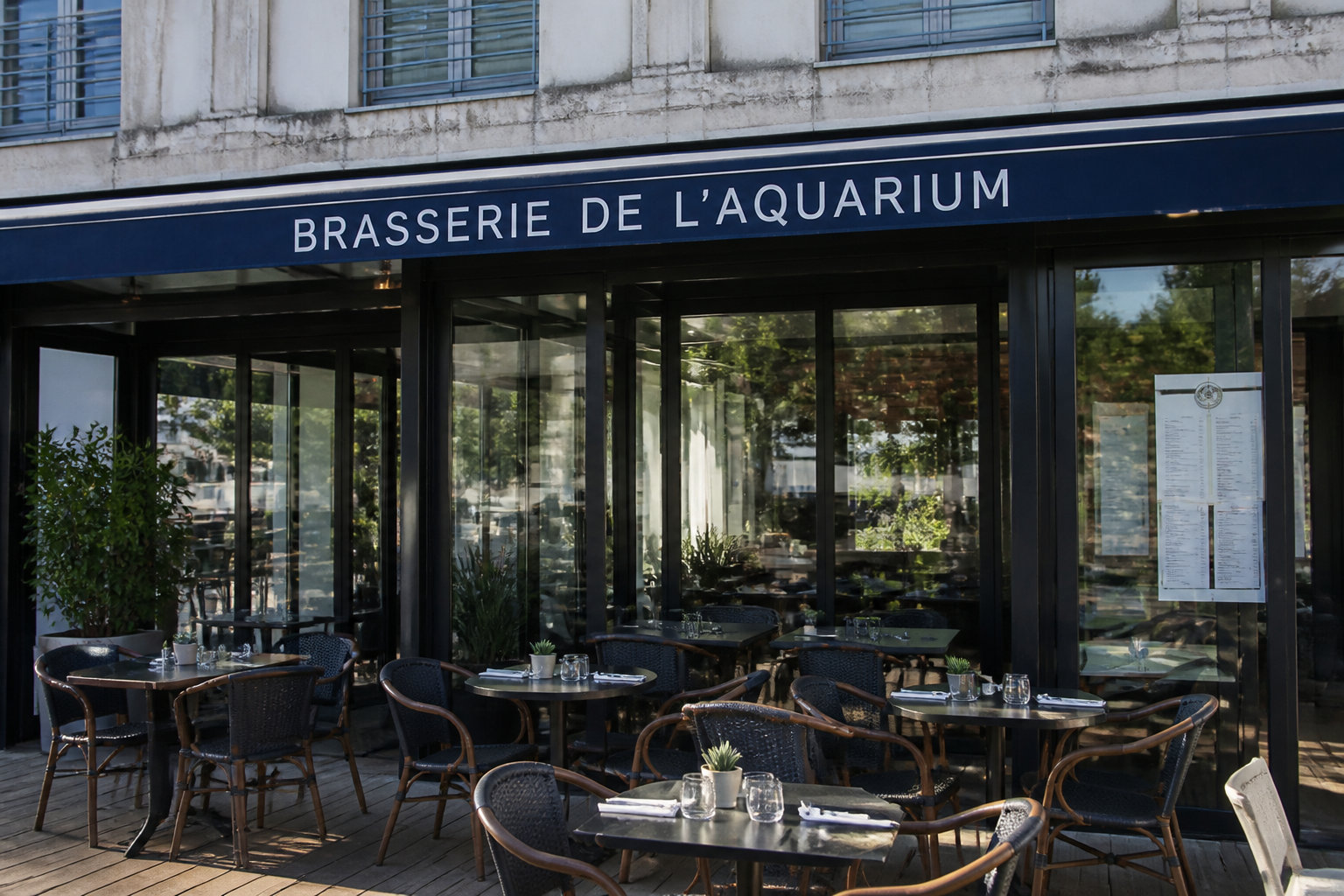 Le Brunch de l'Aquarium et sa vue sur les mâts