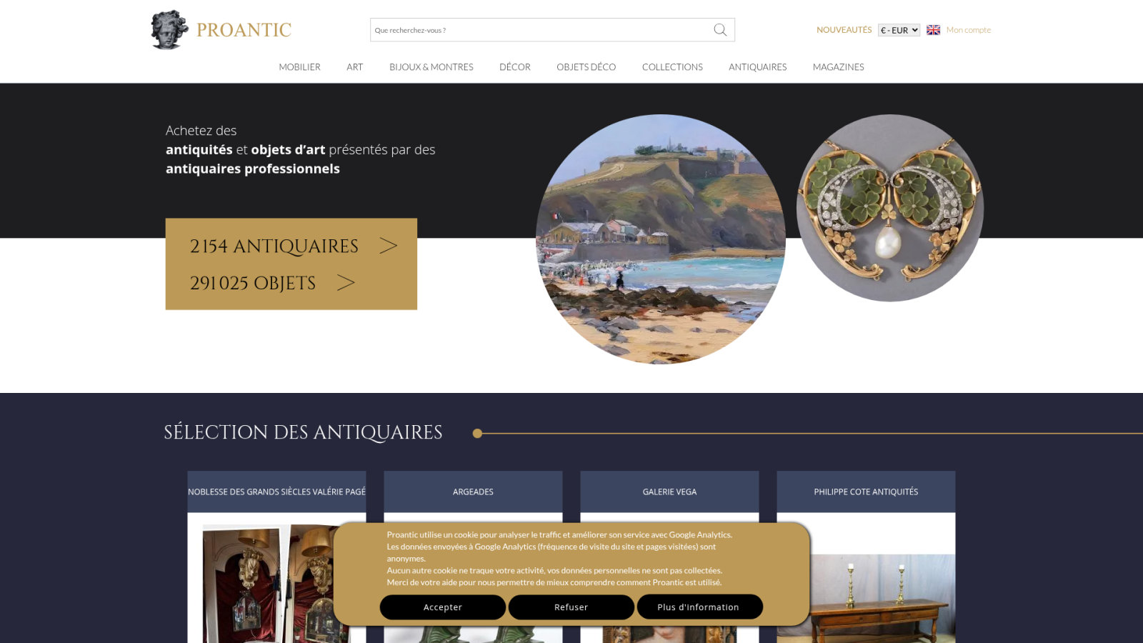 Proantic, le rendez-vous numérique des antiquaires de métier