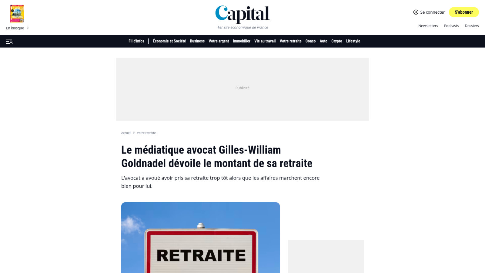 Vérité sur la retraite et le patrimoine de l'avocat