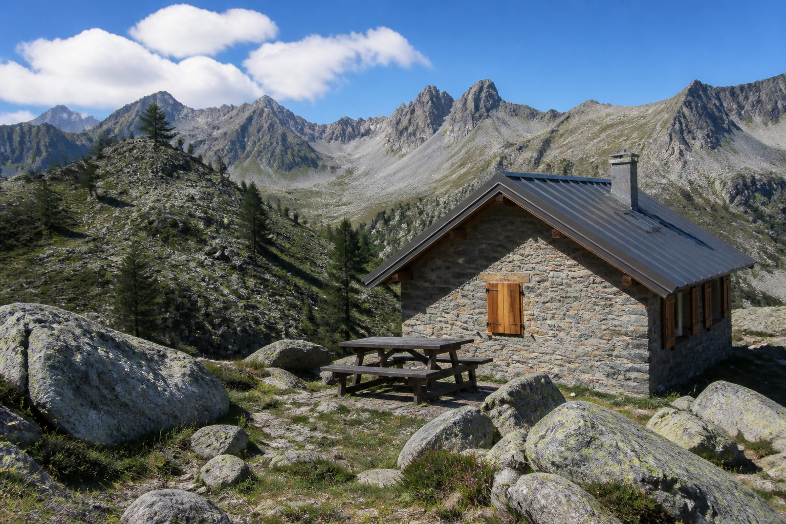 L'abri des cimes : la vie dans nos refuges d'altitude