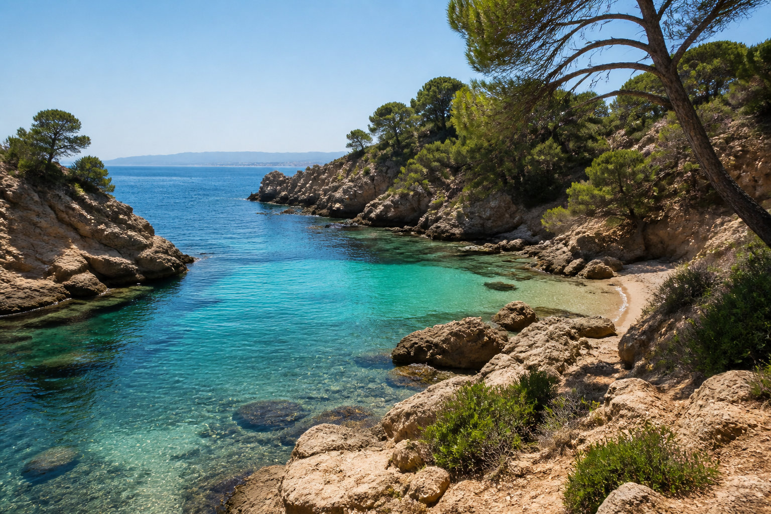 Un littoral entre plages familiales et criques sauvages