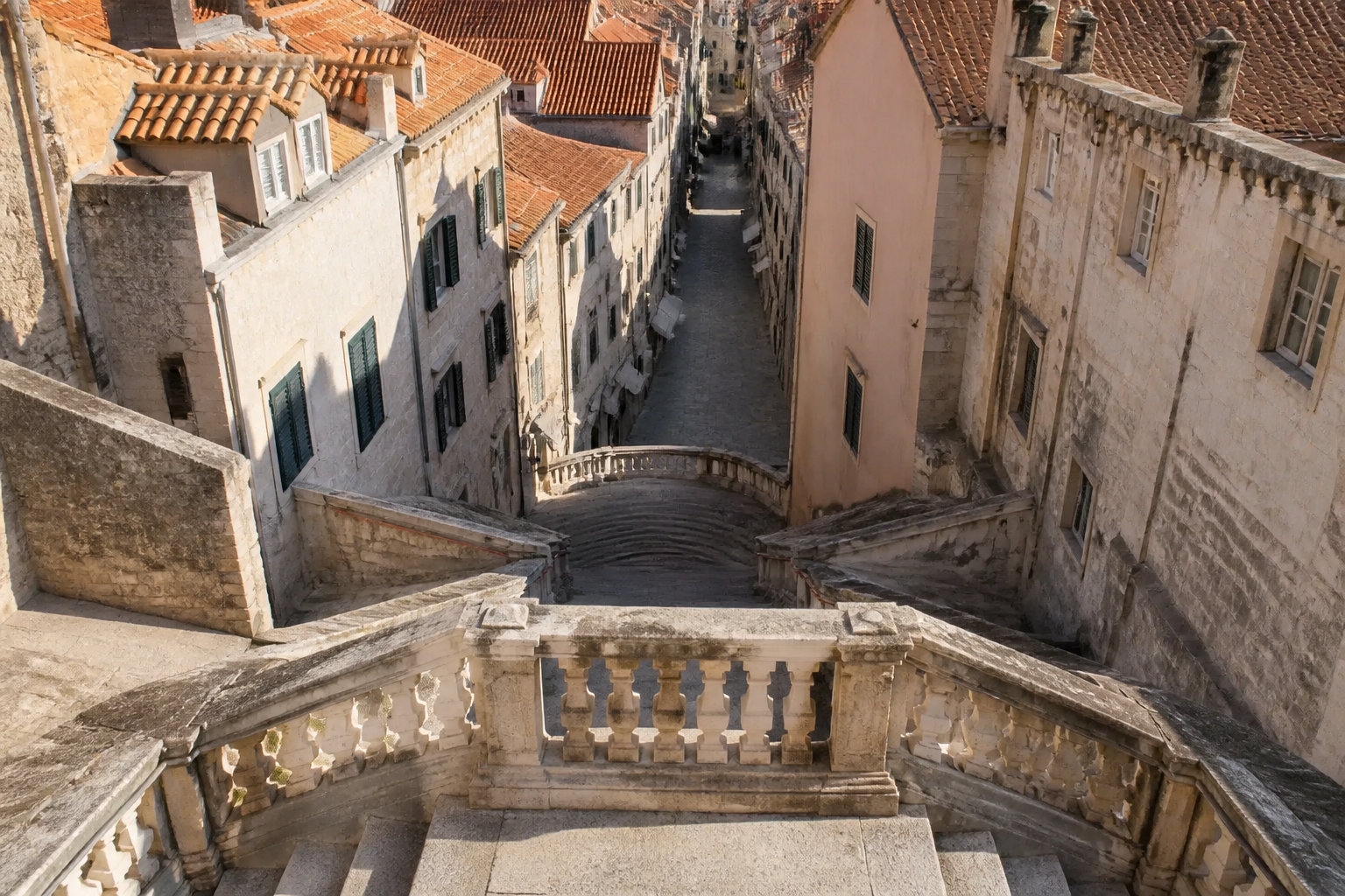 L'escalier des Jésuites, scène de la pénitence de Cersei